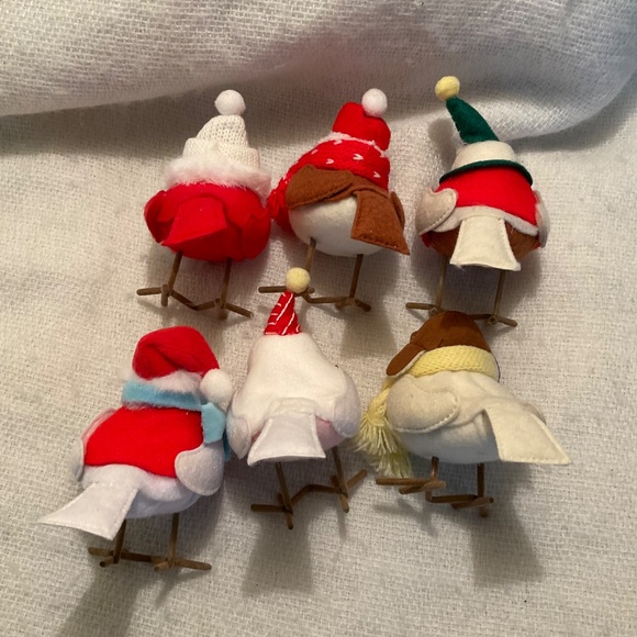 Lot of 6 Target Featherly Friends Christmas Holiday Decor Bundle of Six Birds - Picture 6 of 10